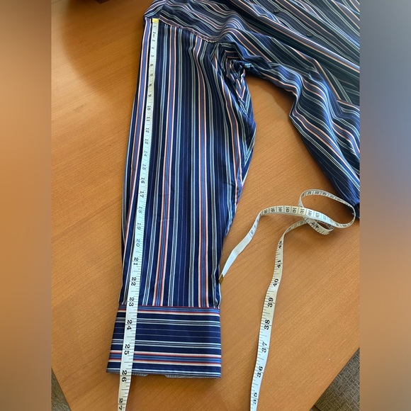 Johnston & Murphy Striped Casual/Dress Shirt Size XL - Picture 6 of 8